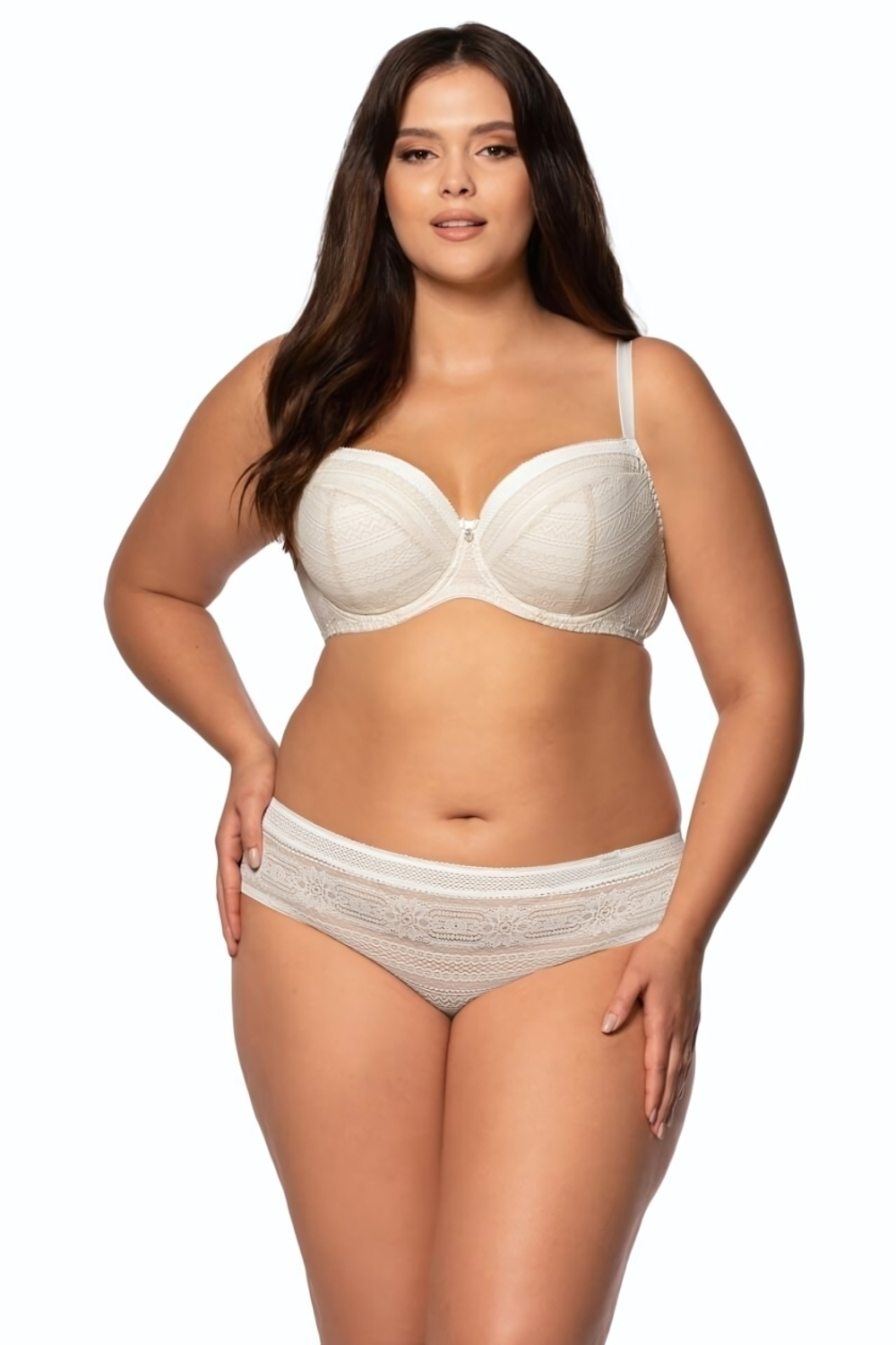 Бюстгальтер Madonna с чашками на тонком поролоне (Размер: 85D) (Цвет: кофейный)