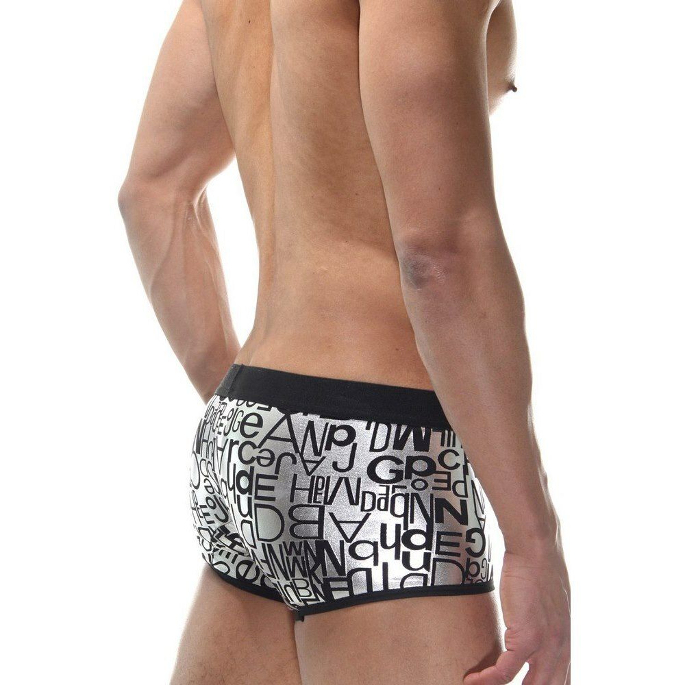 Мужские трусы боксеры серебристые Don Moris DM011906