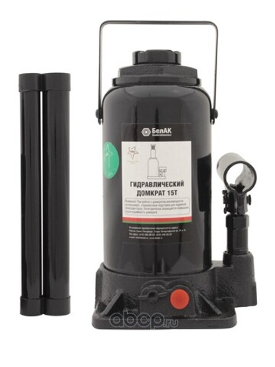 Домкрат гидравлический (TUV, 2 клапана) 15 т. БАК00034