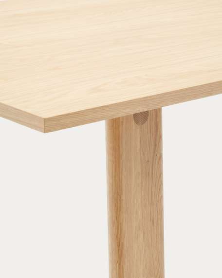 Arlen Раздвижной стол из массива дуба и шпона с натуральной отделкой 200(250) 95 см