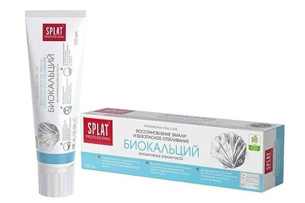 SPLAT Зубная паста Биокальций 80г, блок 30шт., Сплат