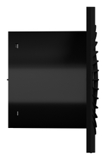 Вентилятор накладной SLIM D100 обр.клапан Matt black DICITI