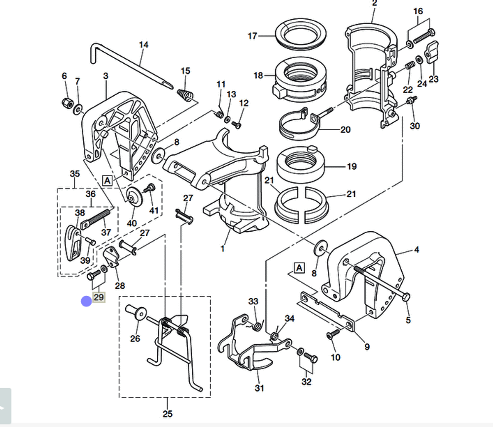 Болт для подвесных лодочных моторов 910103-5612/9101E3-5612