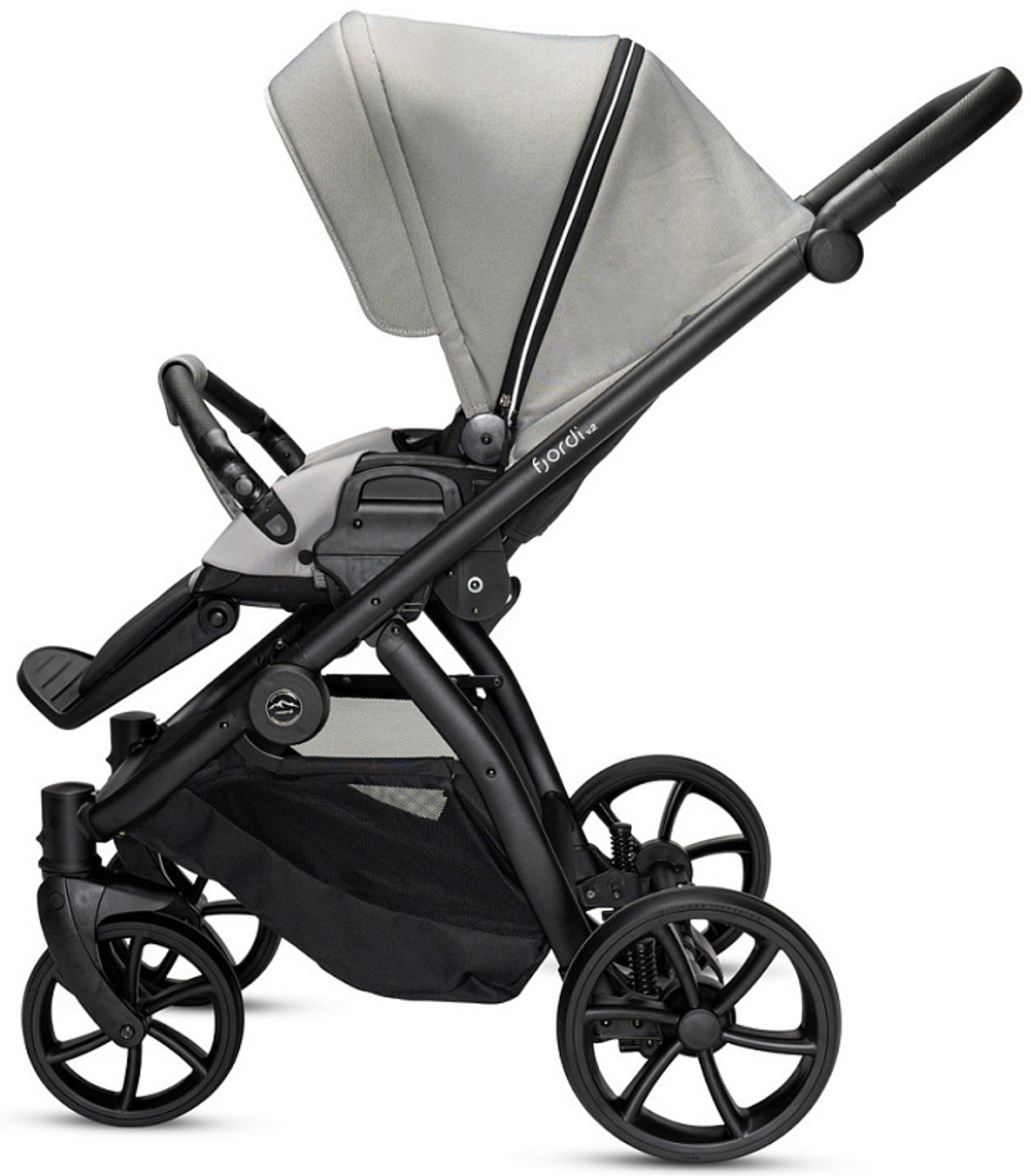 Детская коляска Noordi Fjordi V2 3 в 1 с автокреслом Terra Black 1462814 Grey