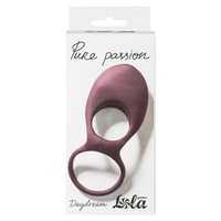 Бордовое эрекционное виброкольцо 3,1см и 4,3см Lola Games Pure Passion Daydream Wine Red 1303-02lola