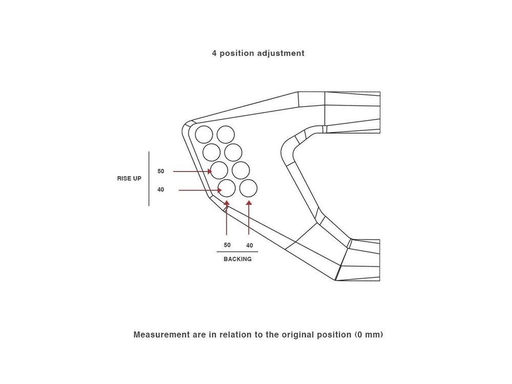 DSTR3 BONAMICI ADJUSTABLE REARSETS (SF V2)