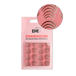 Charmicon 3D Silicone Stickers №115 Лунулы золото