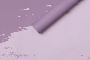 Пленка "Рисунок кистью" Сиреневая