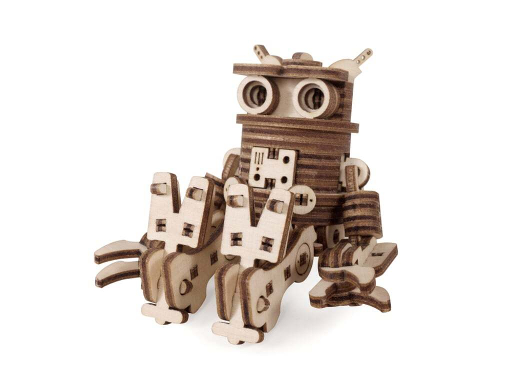 Робот Фил от Lemmo - сборная модель, деревянный конструктор, 3d пазл