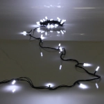 Гирлянда для дома «Кристаллы» 9,5 м 100 ламп LED черный пров., 8 реж.,IP-40, Белый (возможность соединения)