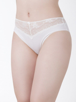 Трусики-слипы Snejanna с кружевом (Размер: 42) (Цвет: черный)