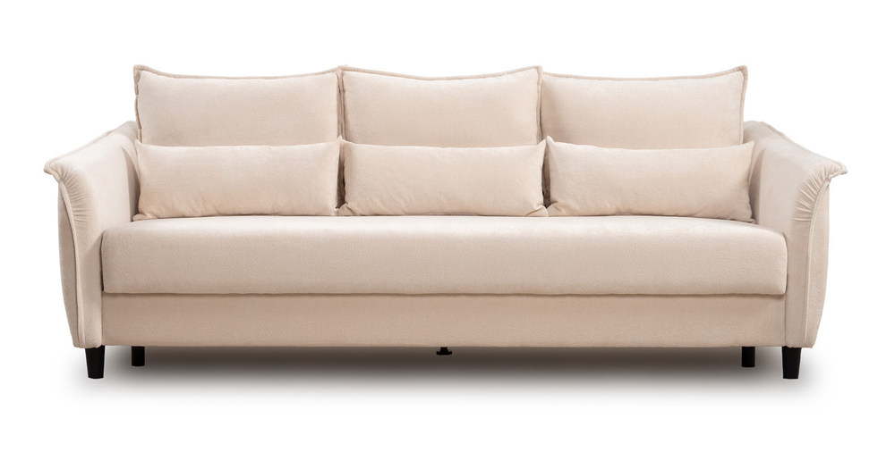 Берта диван-кровать (молочный)