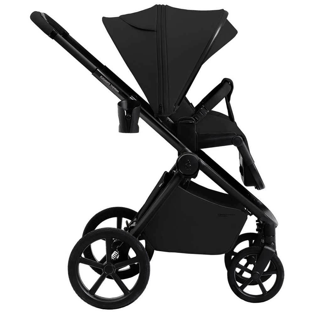 Детская коляска 2 в 1 Sweet Baby SBL Elegante Therma Colore 427709 Black