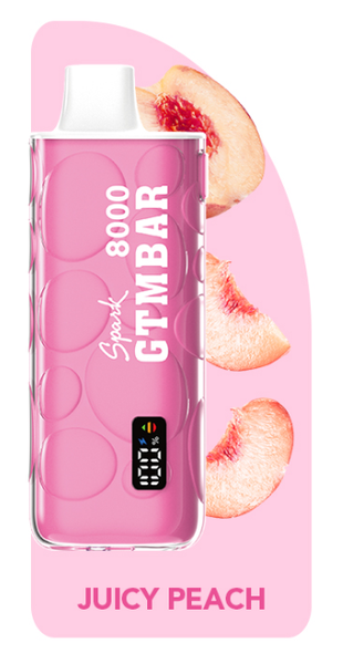 Купить Одноразовый Pod GTM Bar Spark - Juicy peach (8000 затяжек)