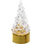 Сувенир с подсветкой «Елочка» 4.2*4.2*9.8 см, в ассортименте (питание от батареек)
