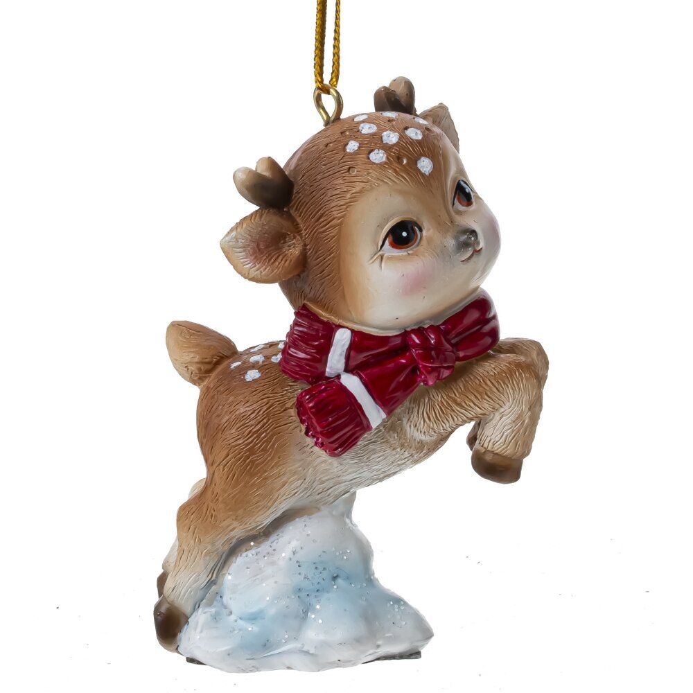 GAEM Изделие декоративное подвесное "Олень", L5,5 W3 H8 см, 4в.