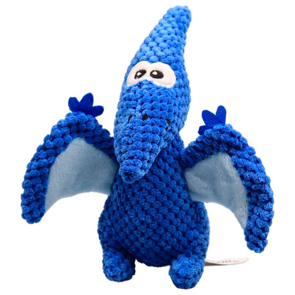 MR.KRANCH Игрушка для собак "Птерозавр" плюшевая с пищалкой, 23 см