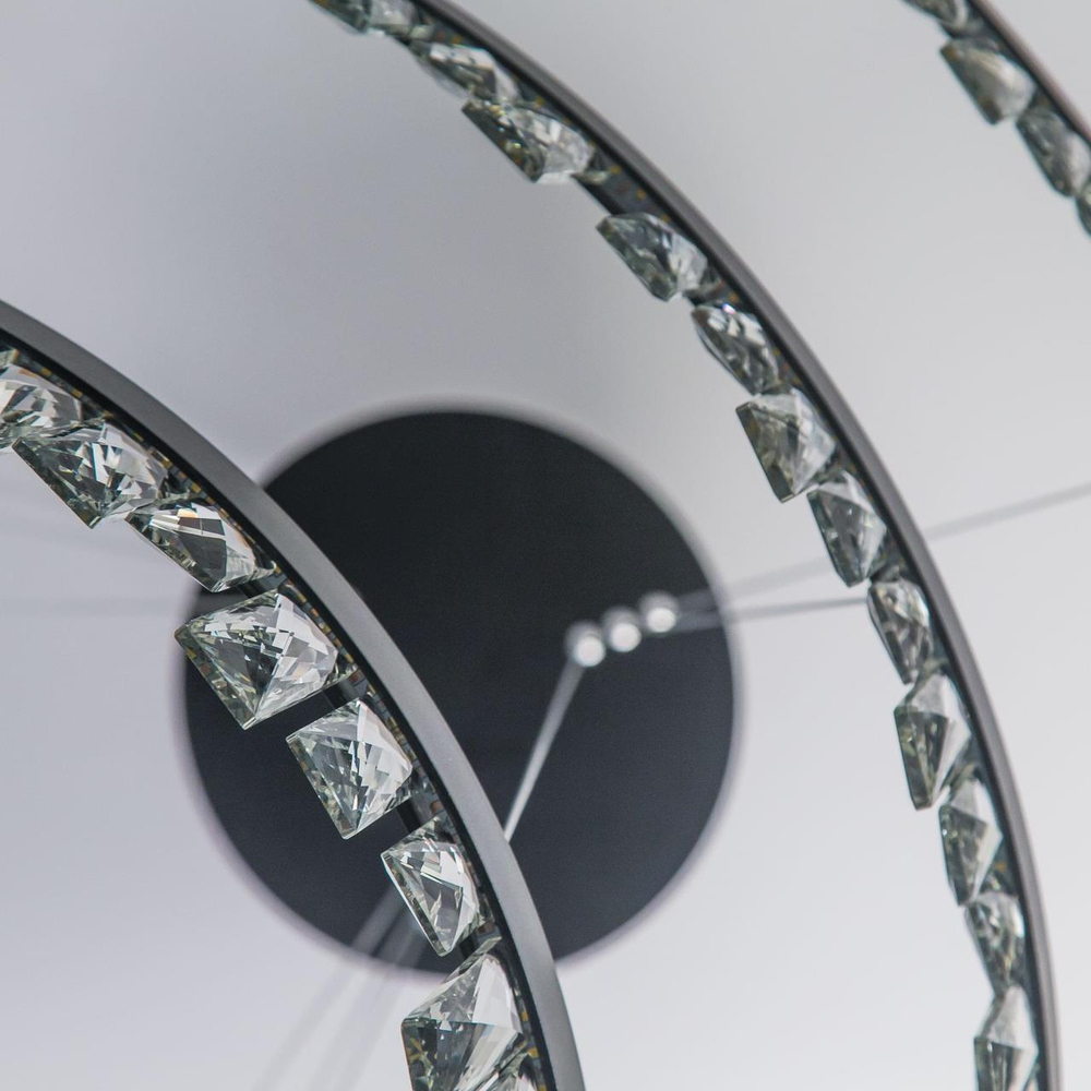 Подвесная светодиодная люстра Citilux Celeste Nero EL320P120.1