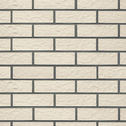 Roben Montblanc белый жемчужный (perlweiss) NF 240x115x71, поверхность рельефная - клинкерный кирпич