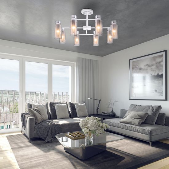 70115/8 / потолочный светильник / белый