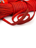 Якорный шнур плоский SAILMASTER Anchor Cord FL 10,0 мм, красно/черный, 500 кгс, 25 м, моток (плавающий)