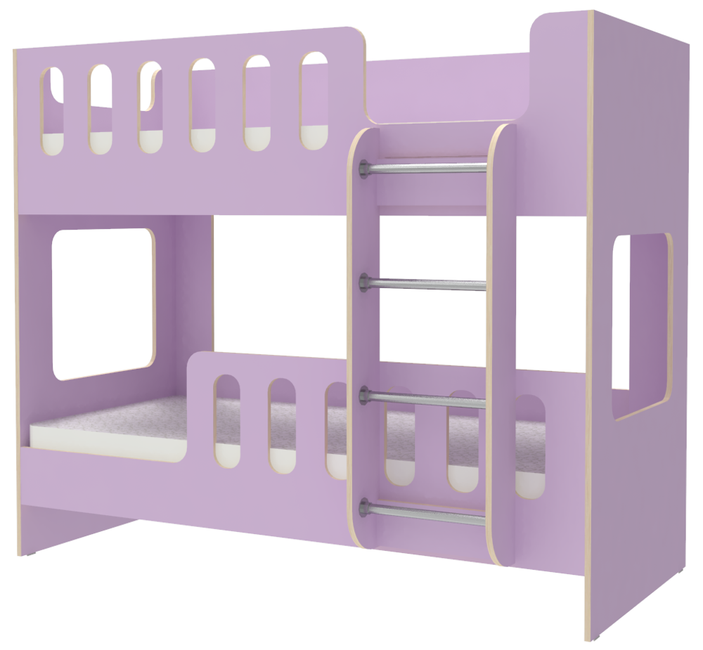 Двухъярусная кровать КарИВи ДС-20 80x180 Ирис