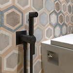 СМЕСИТЕЛЬ Д/ДУША ESKO СКР.МОНТАЖА SMH06 C ГИГ.ДУШЕМ BLACK