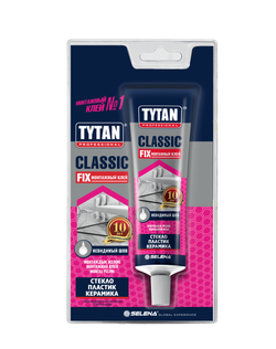 Монтажный клей Tytan Classic Fix (Жидкие гвозди Титан Классик Фикс) прозрачный, 100 мл
