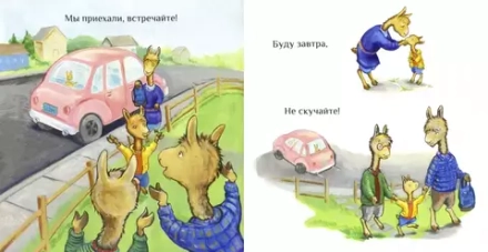 Лама в гостях у бабушки с дедушкой