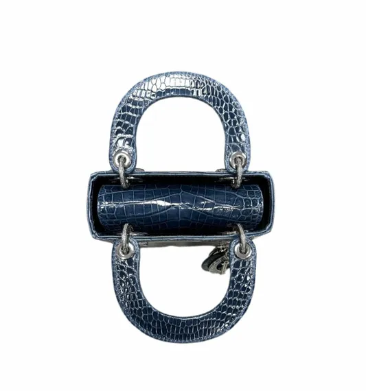 Сумка Dior Lady Dior, модель мини-формата синий