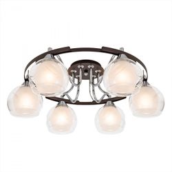 Citilux Остин CL115165 Люстра потолочная Венге Хром