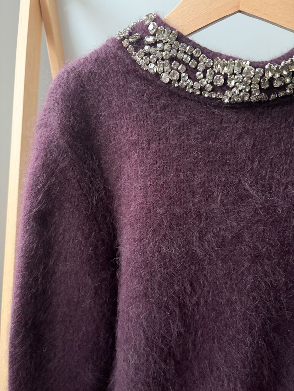 Шерстяной джемпер с ангорой Ermanno Scervino, 140