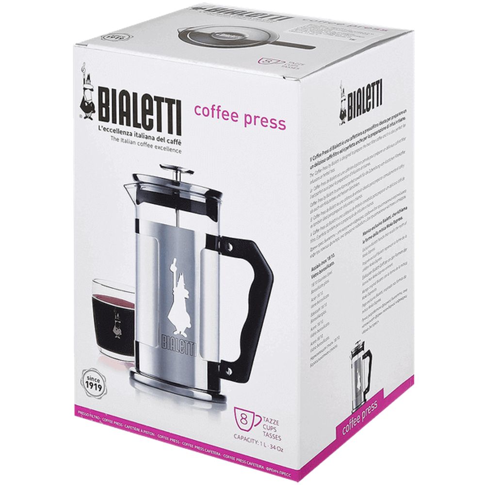 Френч-пресс Bialetti Preziosa 1л