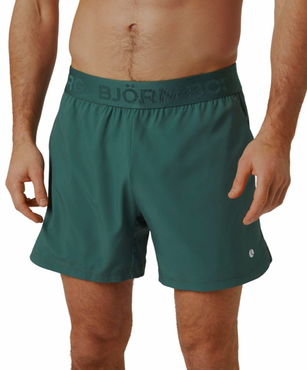 Мужские теннисные шорты Björn Borg Ace Short - зеленый