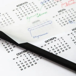 Прозрачные стикеры для заметок с клеевым краем, Alingar, 76 мм х 76 мм, 50 л., европодвес.