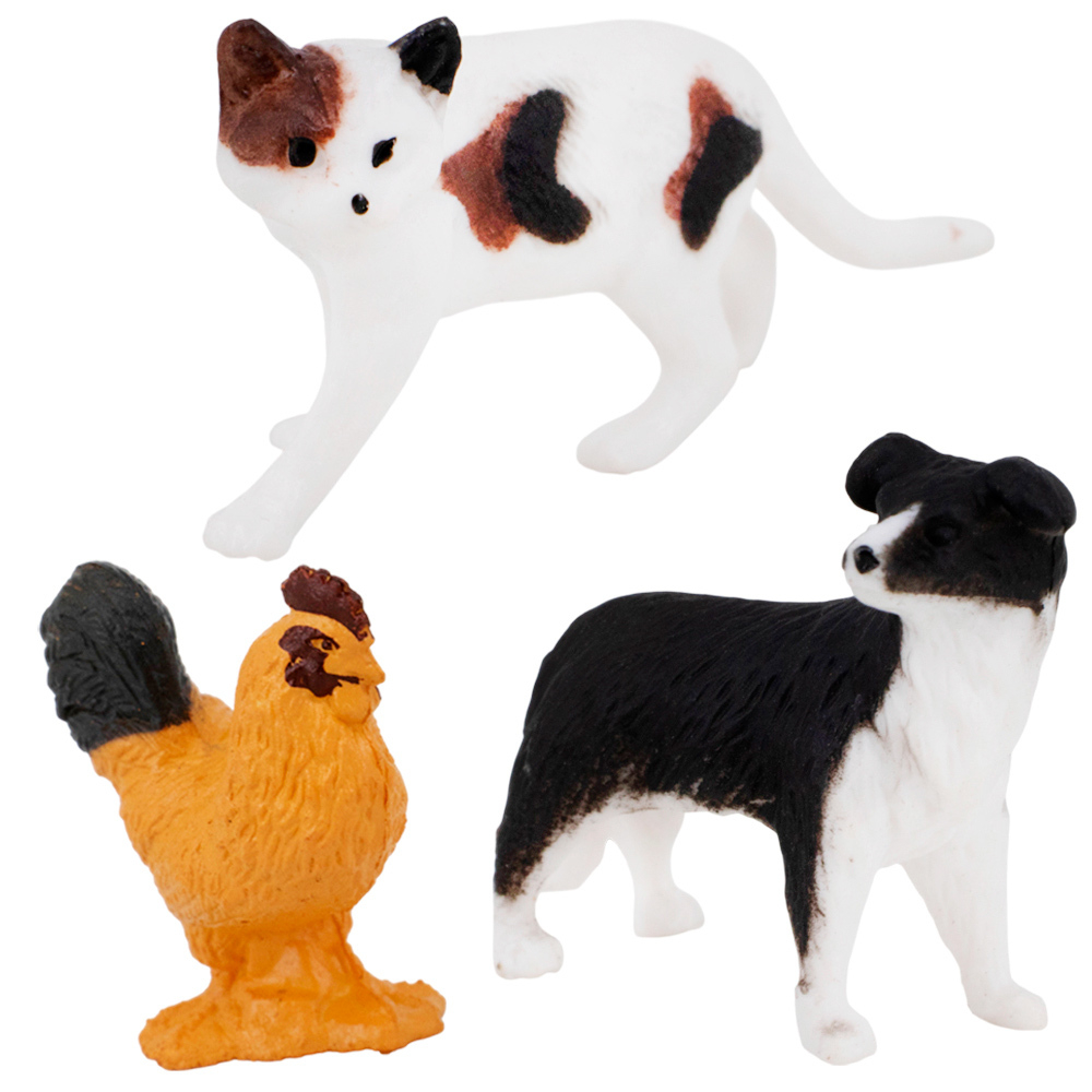 Набор животных Levatoys MK2205-12A Домашние в пак.