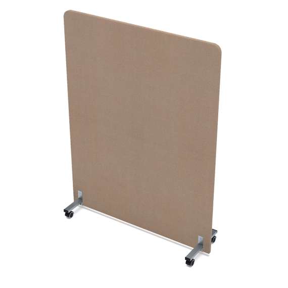 011.МП.1216 Акустическая мобильная перегородка на колесных опорах (1200*377*1600)