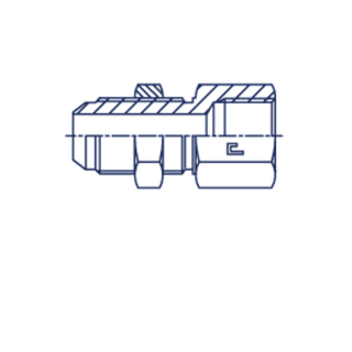 Соединение PD JIC 3/4 - BSP 3/8