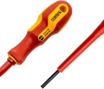 Отвертка S Line Elektro Profi SLIM ЩЛИЦ 2.5x0,4х75 Narex 834001