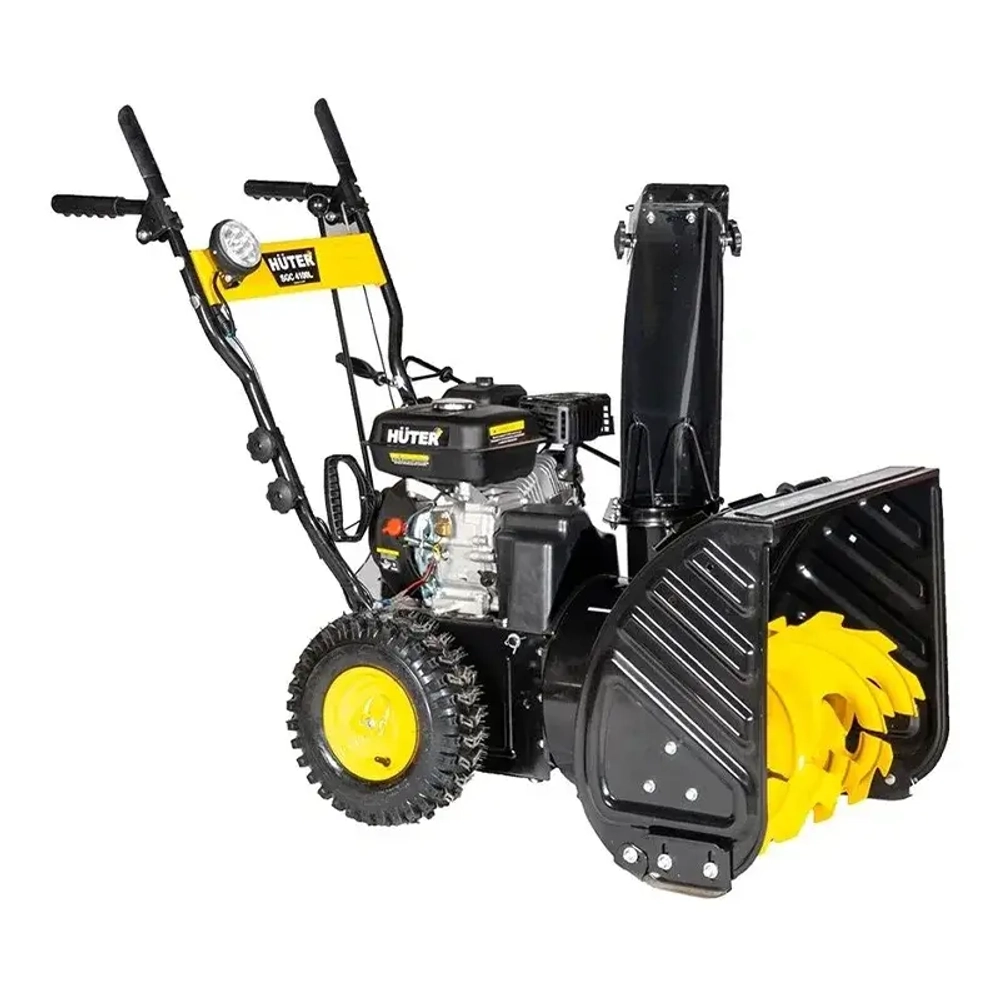 HUTER SGC 4100L снегоуборщик бензиновый 6.5 л.с. ковш 56 см, выброс 15 м, 5 вперед/2 назад 70/7/15