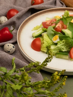 Тарелка с бортиком, Белый песок, диаметр 26,3 см - 6 шт.