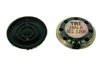 Динамик d=20мм 50 Ом 0,25Вт