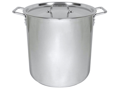 Котел 30л нерж Общепит высокий капсульное дно