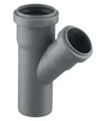 Тройник Ostendorf 50/40мм 45 градусов 01451