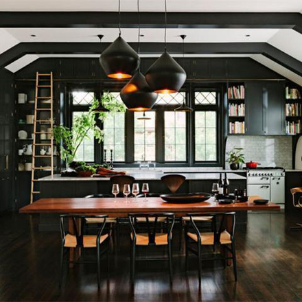 Pendant design lamp  Beat Light Stout by Tom Dixon D35 (Black)