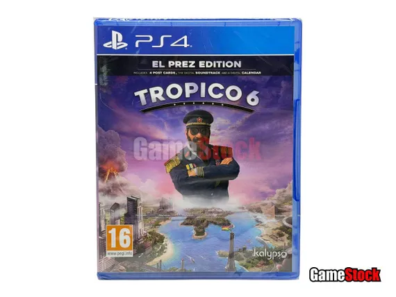 PS4 Tropico 6 El Prez Edition (Новый, Полностью на русском языке, CUSA-08154)