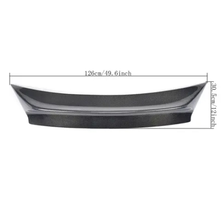 Карбоновый спойлер на крышку багажника для Porsche Panamera 970.1 2009–2013