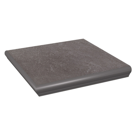 Paradyz Taurus Grys Ступень угловая с капиносом структурная 330x330