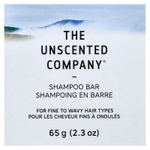 The Unscented Company, Шампунь, для тонких и волнистых волос, без отдушек, 65 г (2,3 унции)