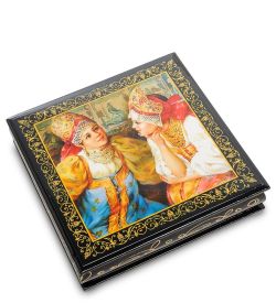 Народные промыслы ШК-11/ 7-F Шкатулка в технике декупаж (16х16х5)
